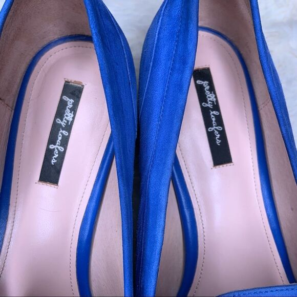 Sz 38 Cobalt Blue Pretty Loafers by Le Saunda - Picture 2 of 9